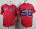 Custom Fan-Made Joe Kelly Boston Red Sox #56 Red Baseball Jersey
