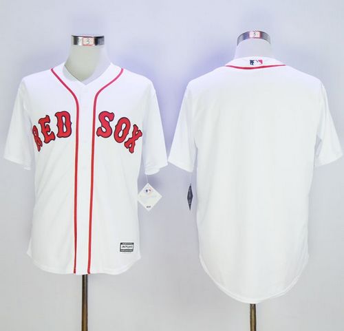 Custom Fan-Made White Boston Red Sox Baseball Jersey Boston Red Sox Red Baseball Jersey