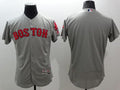 Custom Fan-Made Grey Boston Red Sox Baseball Jersey Boston Red Sox Grey Baseball Jersey