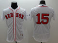 Custom Fan-Made Dustin Pedroia Boston Red Sox #15 Red Baseball Jersey