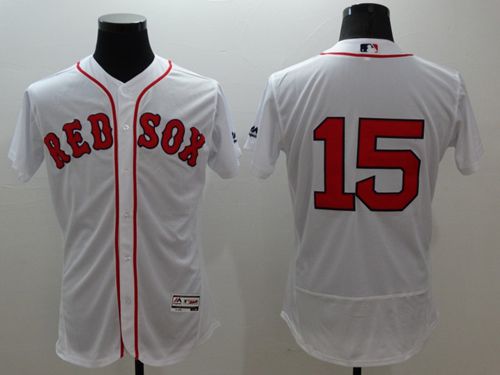 Custom Fan-Made Dustin Pedroia Boston Red Sox #15 Red Baseball Jersey