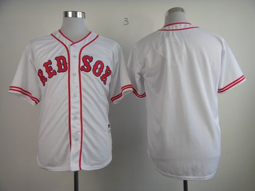 Custom Fan-Made White 1936 Boston Red Sox Baseball Jersey Boston Red Sox Red 1936 Throwback Turn Back Clock Edition Baseball Jersey