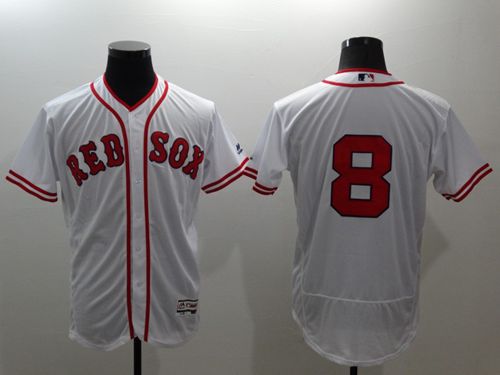Custom Fan-Made Carl Yastrzemski Cooperstown Boston Red Sox #8 Red Baseball Jersey