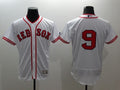 Custom Fan-Made Ted Williams Cooperstown Boston Red Sox #9 Red Baseball Jersey