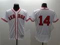 Custom Fan-Made Jim Rice Cooperstown Boston Red Sox #14 Red Baseball Jersey