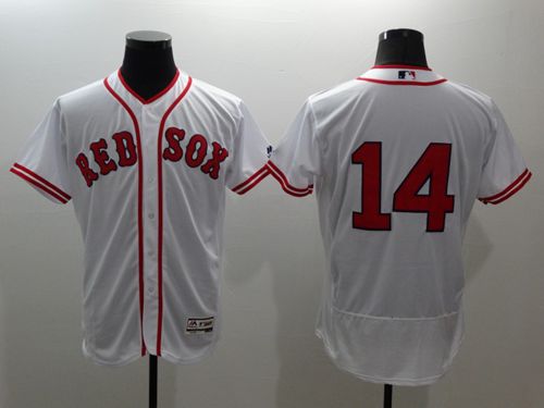 Custom Fan-Made Jim Rice Cooperstown Boston Red Sox #14 Red Baseball Jersey