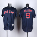 Custom Fan-Made Ted Williams Boston Red Sox #9 Red Baseball Jersey