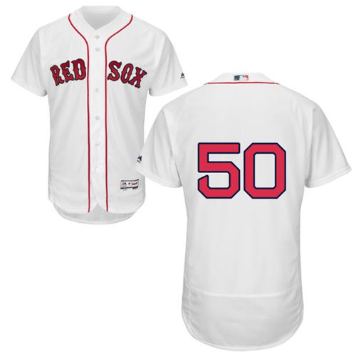 Custom Fan-Made Mookie Betts Boston Red Sox #50 Red Baseball Jersey