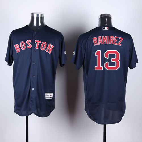 Custom Fan-Made Hanley Ramirez Boston Red Sox #13 Red Baseball Jersey