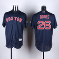 Custom Fan-Made Wade Boggs Boston Red Sox #26 Red Baseball Jersey