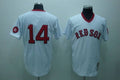 Custom Fan-Made Jim Rice Boston Red Sox #14 Red Throwback Baseball Jersey