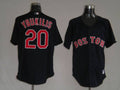 Custom Fan-Made Kevin Youkilis Dark Boston Red Sox #20 Red Baseball Jersey