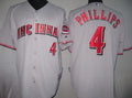 Custom Fan-Made Brandon Phillips Cincinnati Reds #4 Grey Baseball Jersey