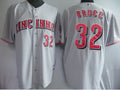 Custom Fan-Made Jay Bruce Cincinnati Reds #32 Grey Baseball Jersey