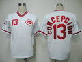Custom Fan-Made Dave Concepcion Cincinnati Reds #13 White Throwback Baseball Jersey