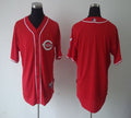 Custom Fan-Made Red Cincinnati Reds Baseball Jersey Cincinnati Reds Red Baseball Jersey