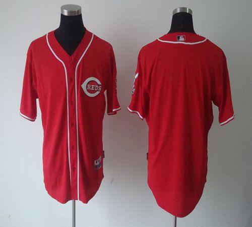Custom Fan-Made Red Cincinnati Reds Baseball Jersey Cincinnati Reds Red Baseball Jersey