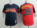 Custom Fan-Made Devin Mesoraco Navy/Red BP Cincinnati Reds #39 2014 All-Star Edition Baseball Jersey