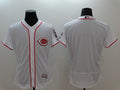 Custom Fan-Made White Cincinnati Reds Baseball Jersey Cincinnati Reds White Baseball Jersey