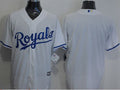 Custom Fan-Made White Kansas City Royals Baseball Jersey Kansas City Royals White Baseball Jersey