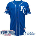 Custom Fan-Made Blue 2014 Kansas City Royals Baseball Jersey Kansas City Royals Blue 2014 Baseball Jersey