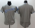 Custom Fan-Made Grey Kansas City Royals Baseball Jersey Kansas City Royals Grey Baseball Jersey