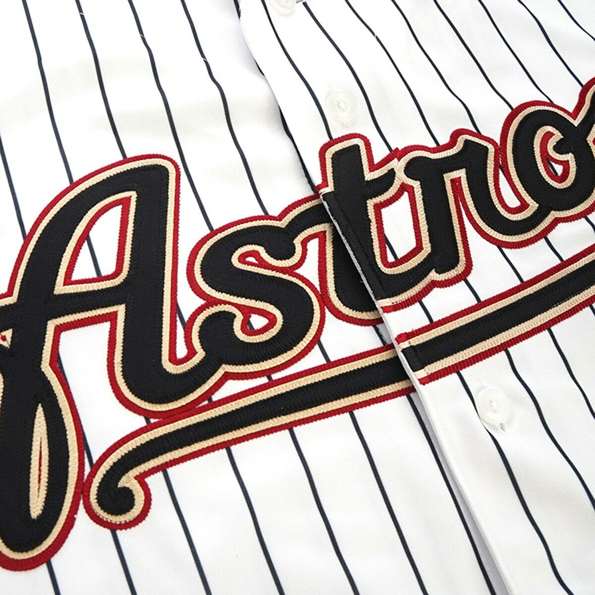 Custom black baseball jersey detail | GameDay Jerseys