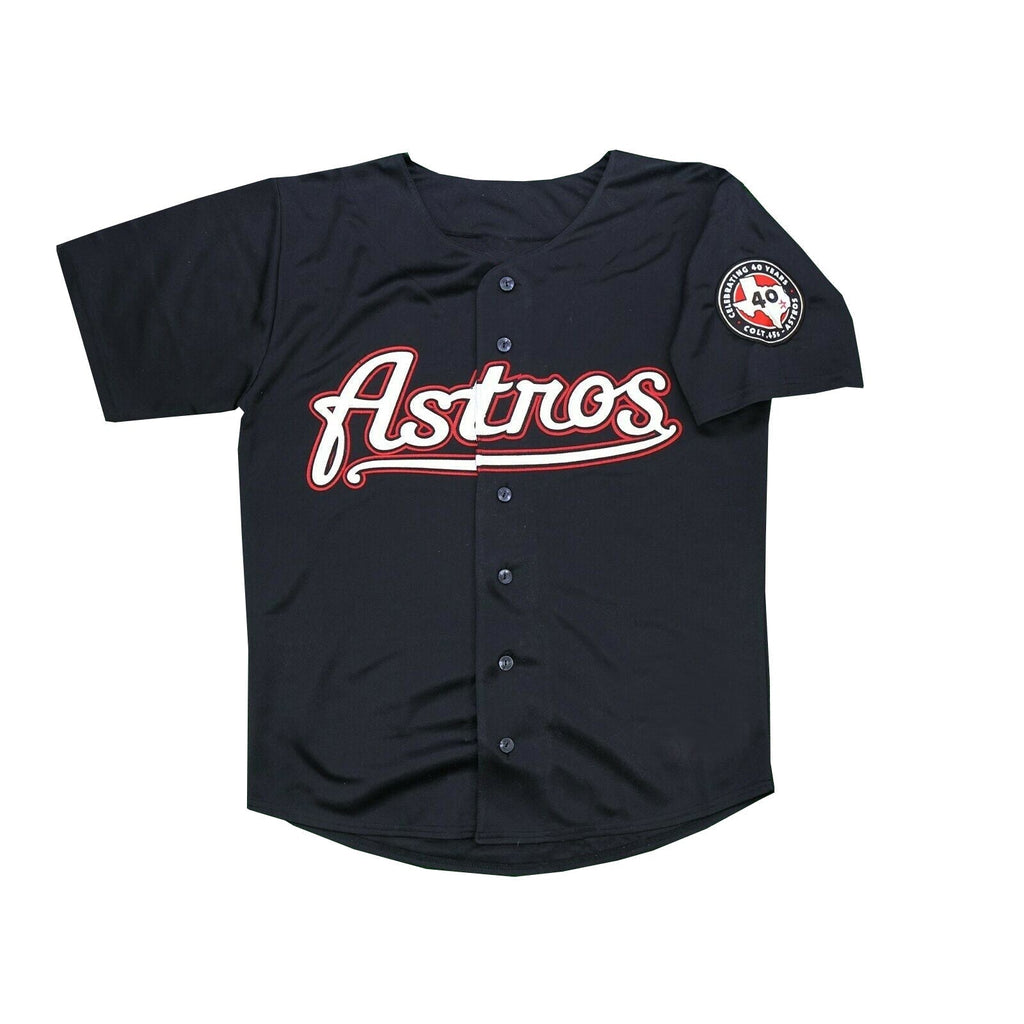 Custom black baseball jersey front view | GameDay Jerseys