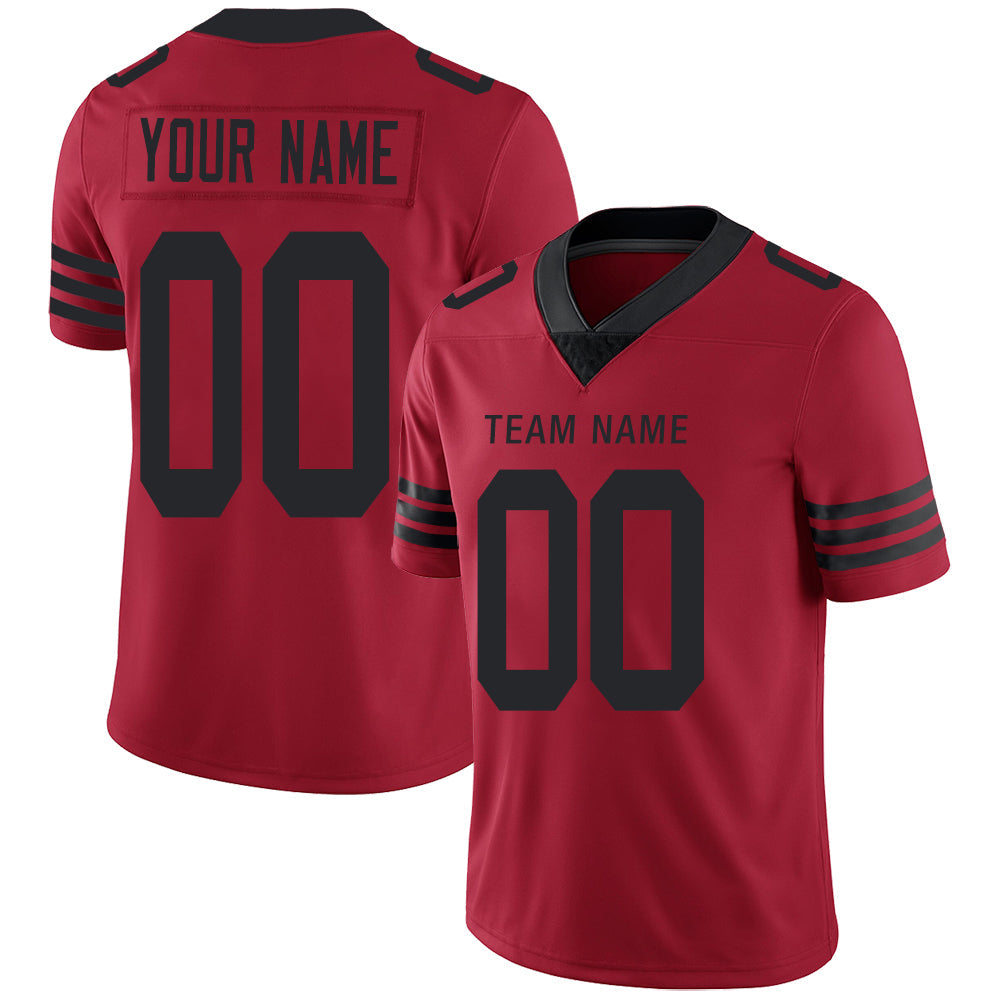 Custom red football jersey | GameDay Jerseys