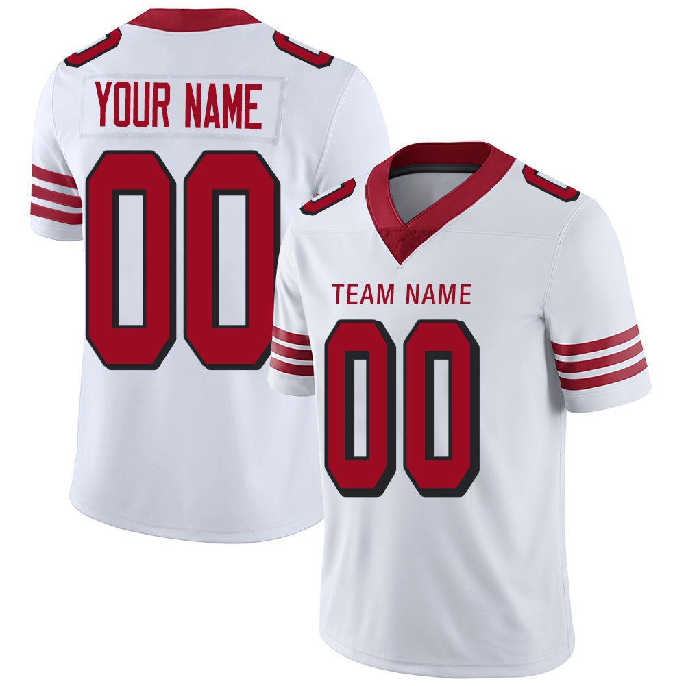 Custom white football jersey | GameDay Jerseys