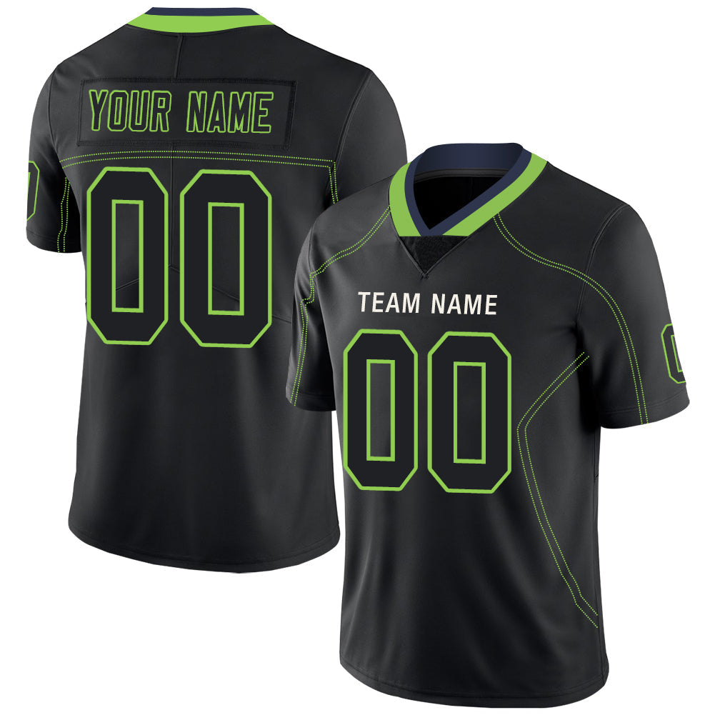 Custom black football jersey | GameDay Jerseys