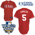 Custom Fan-Made Josh Hamilton Texas Rangers #32 Red 2011 Baseball Jersey