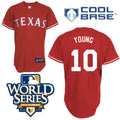 Custom Fan-Made Ian Kinsler Texas Rangers #5 Blue 2011 Baseball Jersey