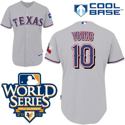 Custom Fan-Made Ian Kinsler Texas Rangers #5 Grey 2011 Baseball Jersey