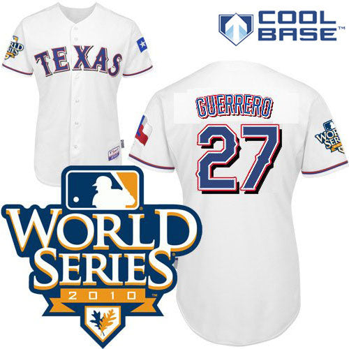 Custom Fan-Made Michael Young Texas Rangers #10 Red 2011 Baseball Jersey