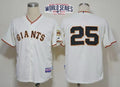 Custom Fan-Made Barry Bonds San Francisco Giants #25 2014 Baseball Jersey