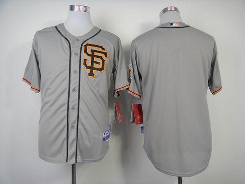 Custom Fan-Made San Francisco Giants #2 Grey 2012 Baseball Jersey