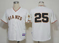 Custom Fan-Made Barry Bonds San Francisco Giants #25 Baseball Jersey