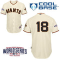 Custom Fan-Made Matt Cain San Francisco Giants #18 2014 Baseball Jersey