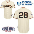 Custom Fan-Made Buster Posey San Francisco Giants #28 2014 Baseball Jersey