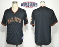 Custom Fan-Made Black 2014 San Francisco Giants Baseball Jersey San Francisco Giants Black 2014 Baseball Jersey