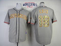 Custom Fan-Made Matt Cain San Francisco Giants #18 Grey 2014 USMC Baseball Jersey