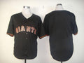 Custom Fan-Made Black San Francisco Giants Baseball Jersey San Francisco Giants Black Baseball Jersey
