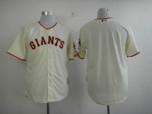 Custom Fan-Made Cream San Francisco Giants Baseball Jersey San Francisco Giants Baseball Jersey