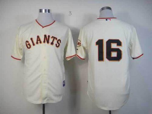 Custom Fan-Made Angel Pagan San Francisco Giants #16 Baseball Jersey