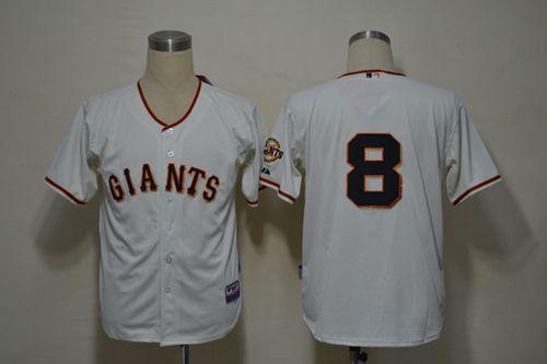 Custom Fan-Made Hunter Pence San Francisco Giants #8 Baseball Jersey