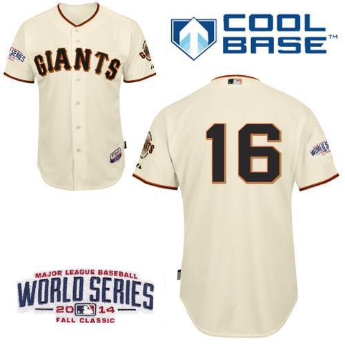 Custom Fan-Made Angel Pagan San Francisco Giants #16 2014 Baseball Jersey