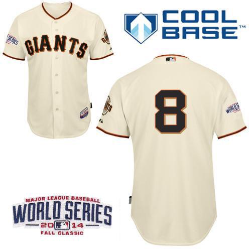 Custom Fan-Made Hunter Pence San Francisco Giants #8 2014 Baseball Jersey
