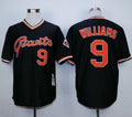 Custom Fan-Made Matt Williams San Francisco Giants #9 Black Throwback Baseball Jersey