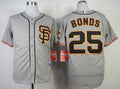 Custom Fan-Made Barry Bonds San Francisco Giants #25 Grey Baseball Jersey